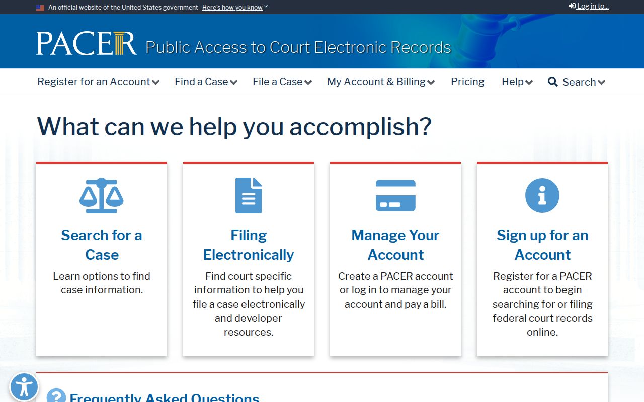 PACER federal court records for cases connected to Valley County